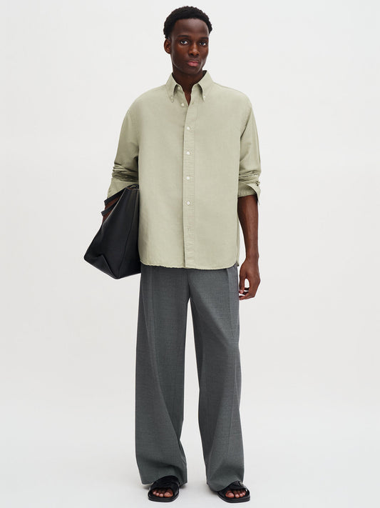 Relaxed Cotton Linen Shirt
