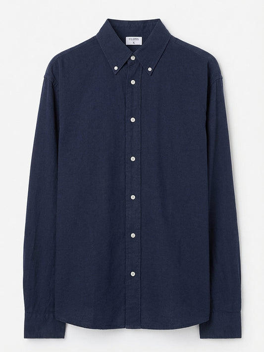 Relaxed Cotton Linen Shirt