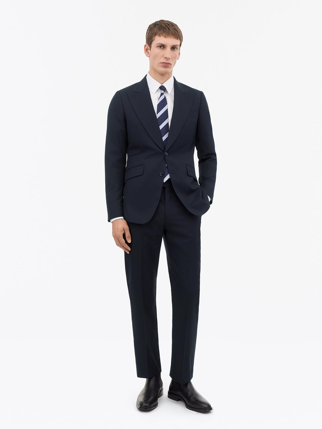 Joshwa Pinstripe Wool Jacket