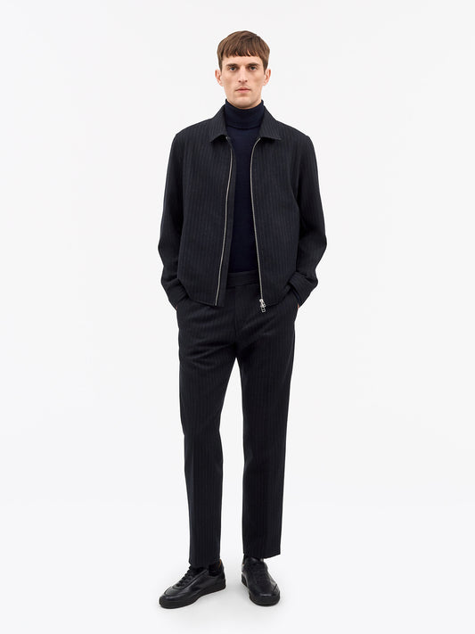 Barnaby C Pinstripe Shirt Jacket