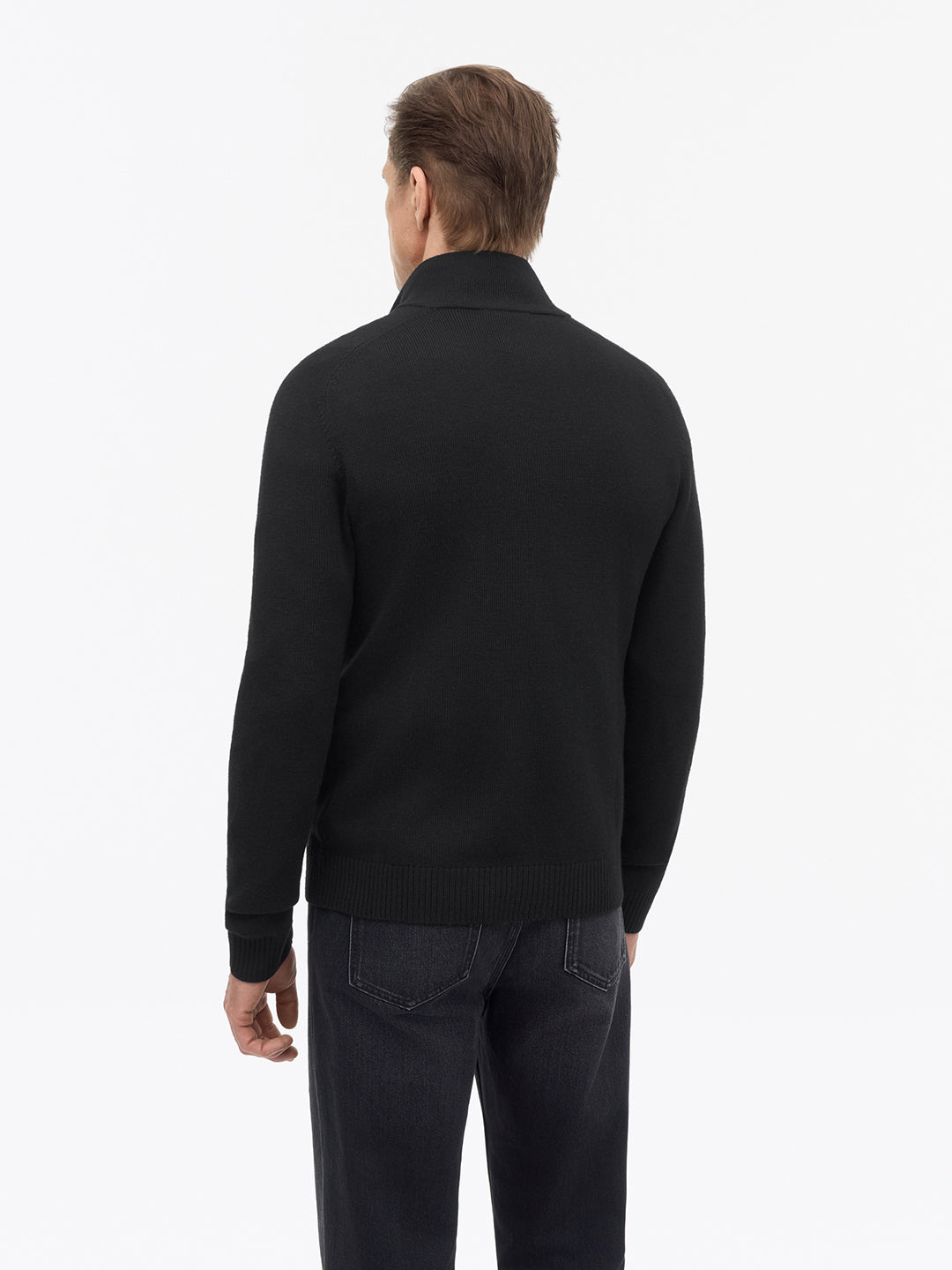 Cassian Merino Zip Cardigan