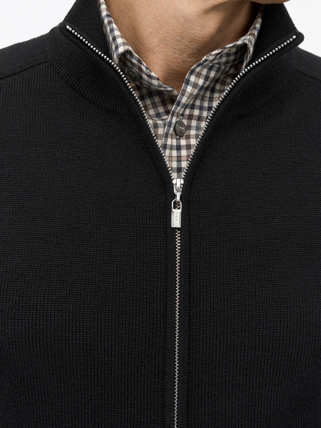 Cassian Merino Zip Cardigan