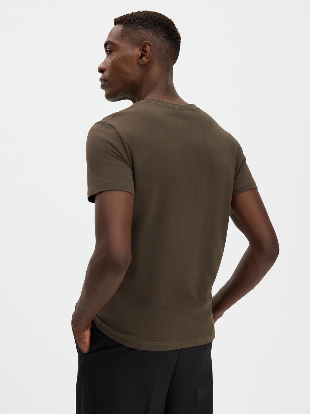 Stretch Cotton Tee