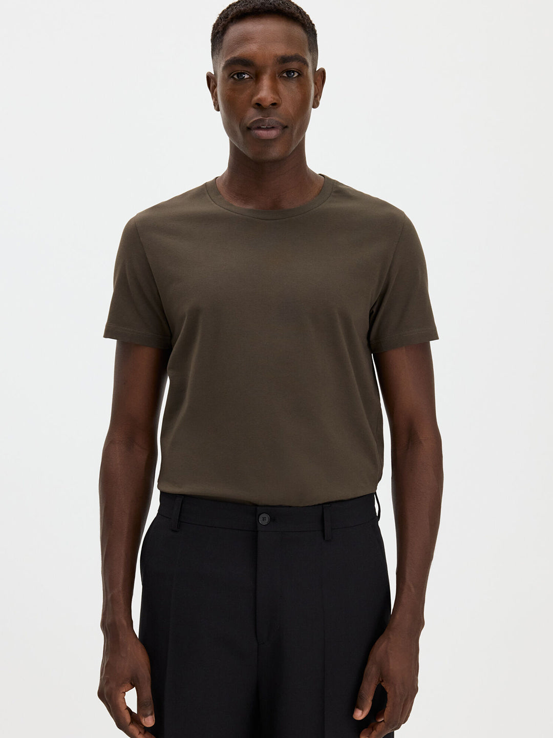 Stretch Cotton Tee