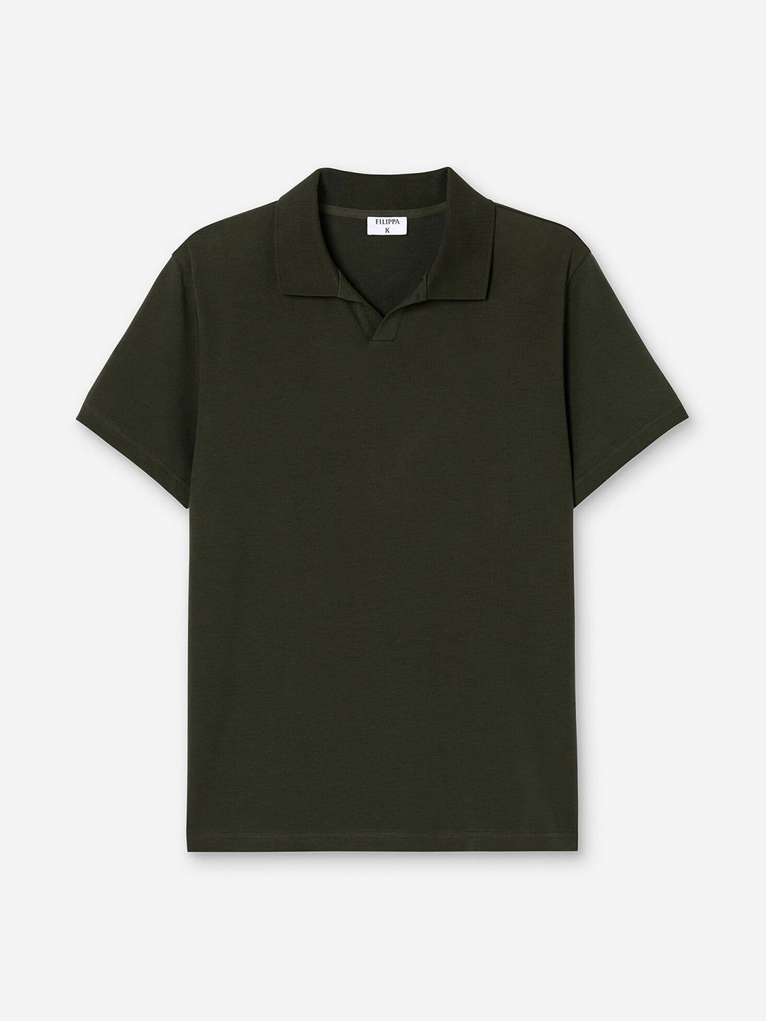 Stretch Cotton Polo T-Shirt