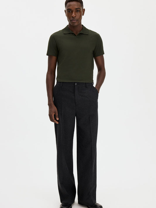 Stretch Cotton Polo T-Shirt