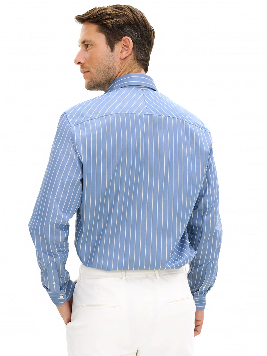 Reg Fit One Piece Wide Stripe Shirt