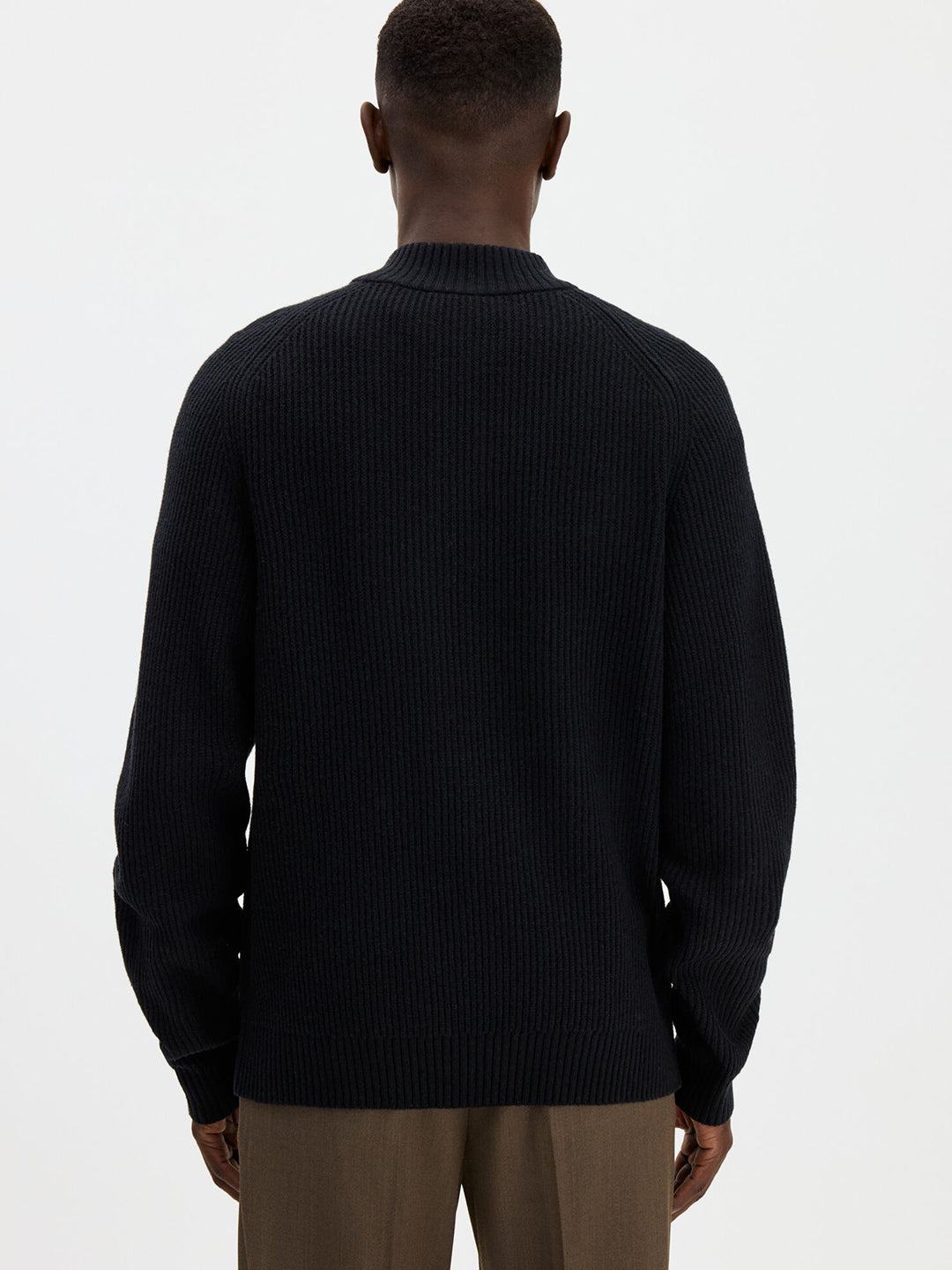 Wool Half Zip Sweater