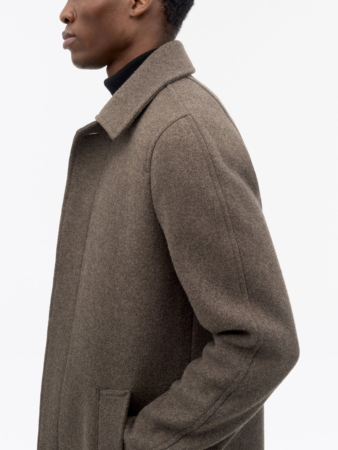 Carlton W Wool Coat