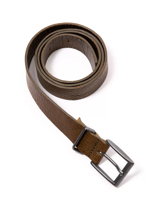 Washed Leather Belt