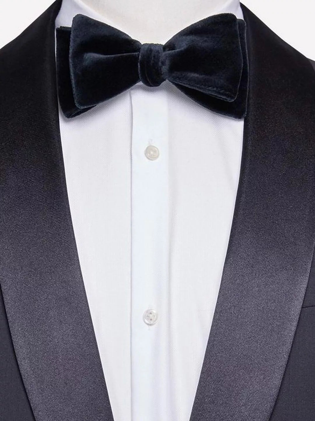 Open Bow Tie Evening Velvet