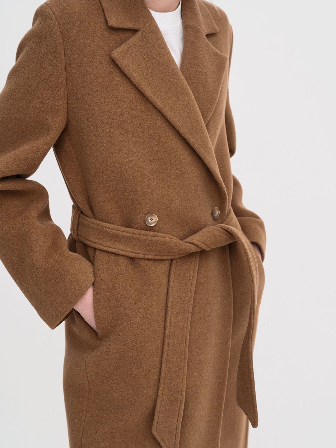 Charlotte Wool Belted Coat