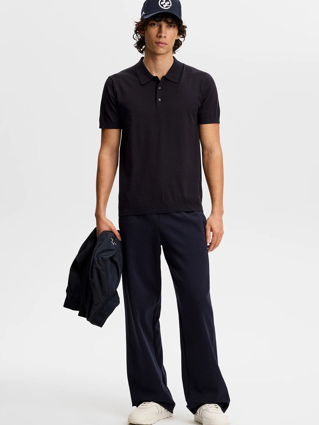 Ridge Knitted Polo T-shirt