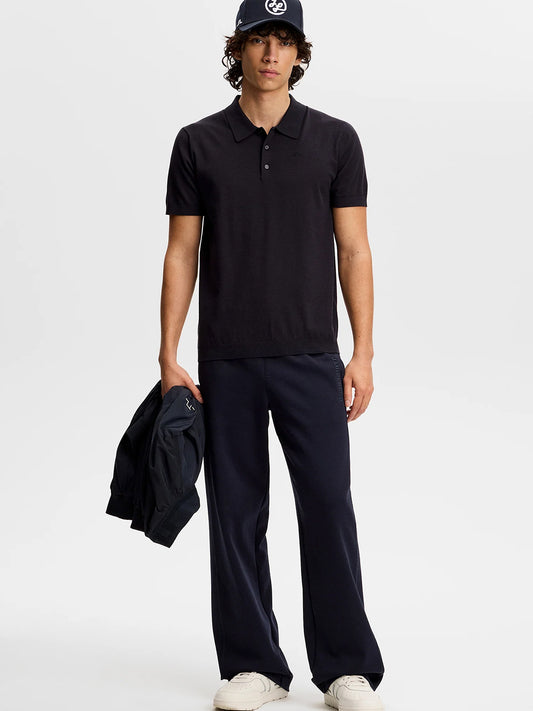 Ridge Knitted Polo T-shirt