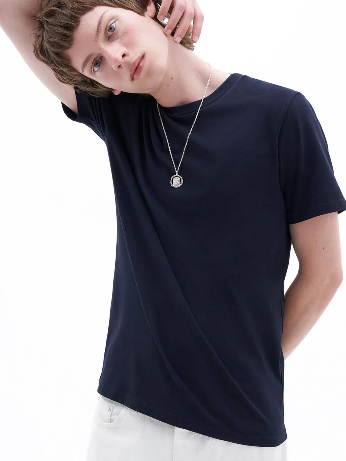 Stretch Cotton Tee