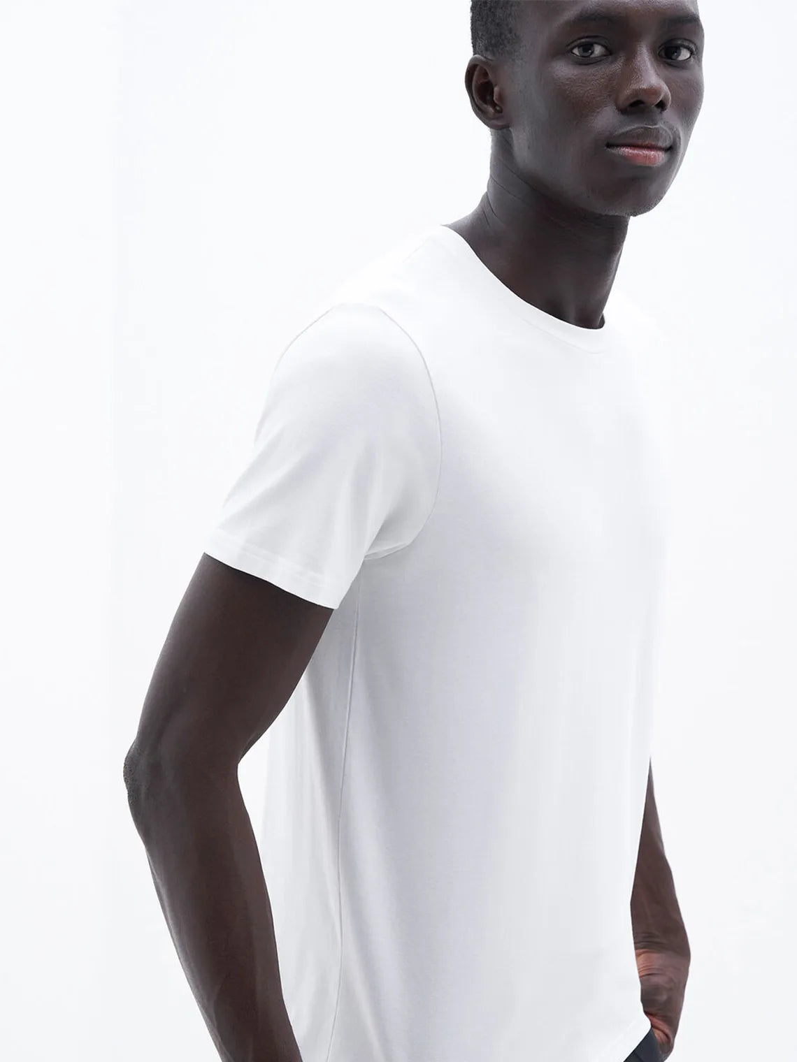 Stretch Cotton Tee