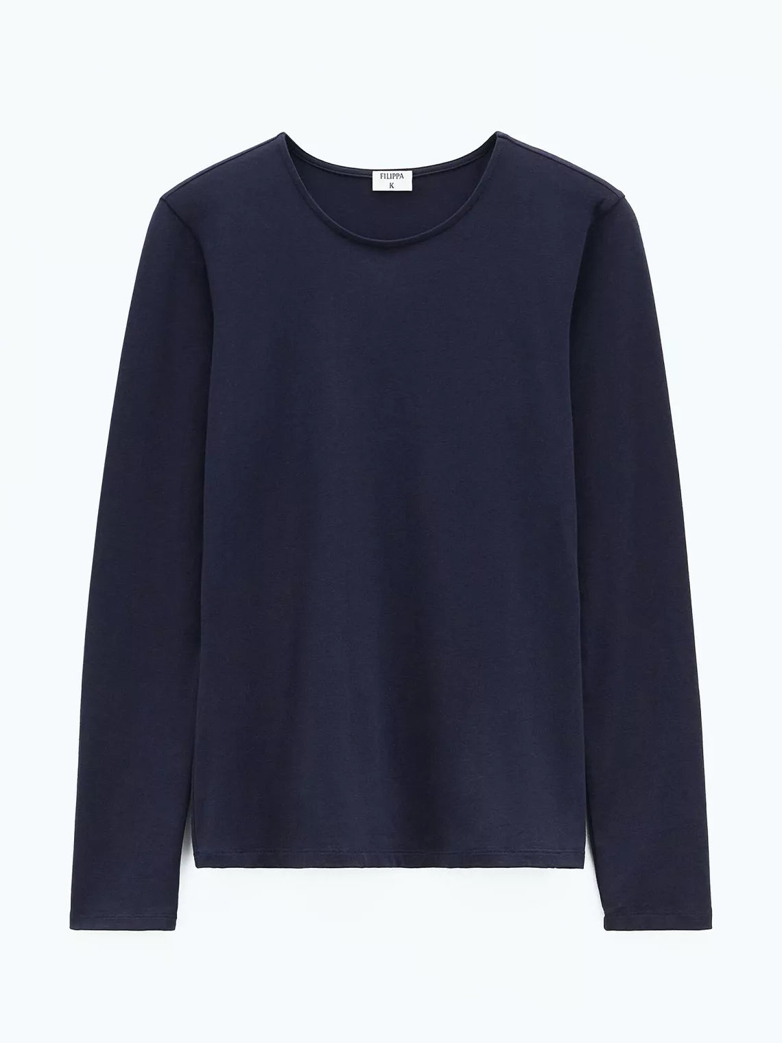 Cotton Stretch Long Sleeve Top
