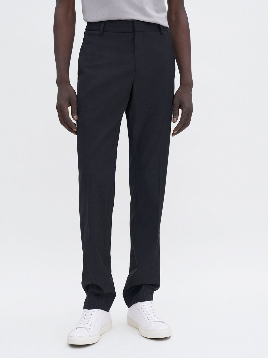 Slim Tapered Wool Trousers