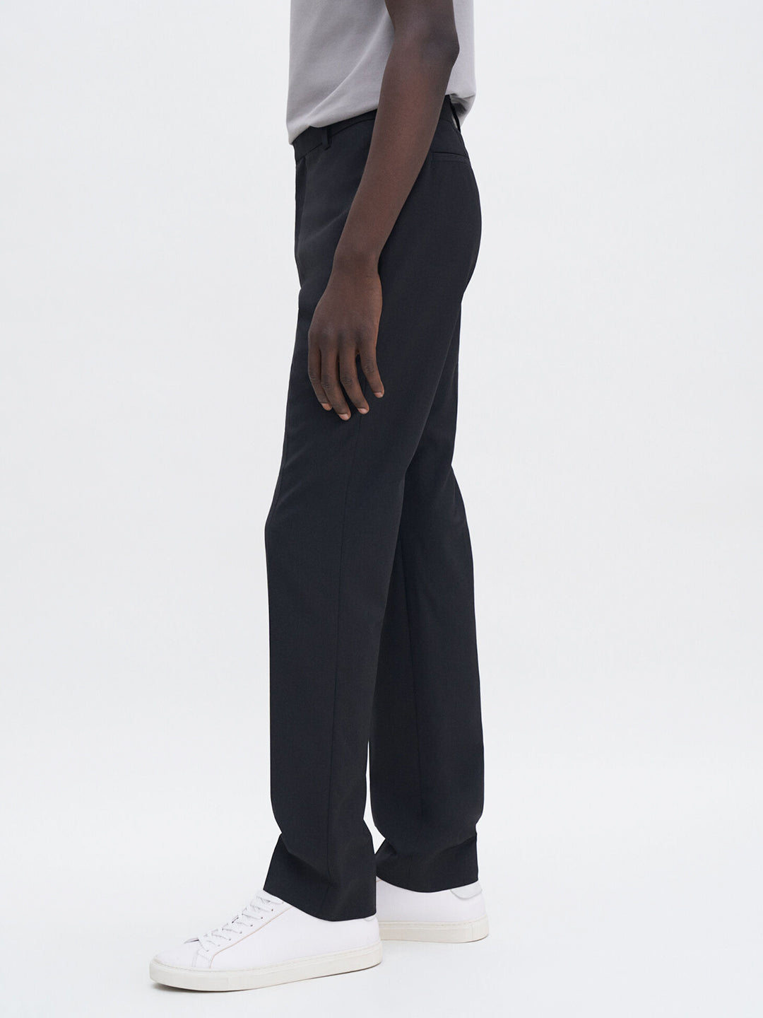 Slim Tapered Wool Trousers