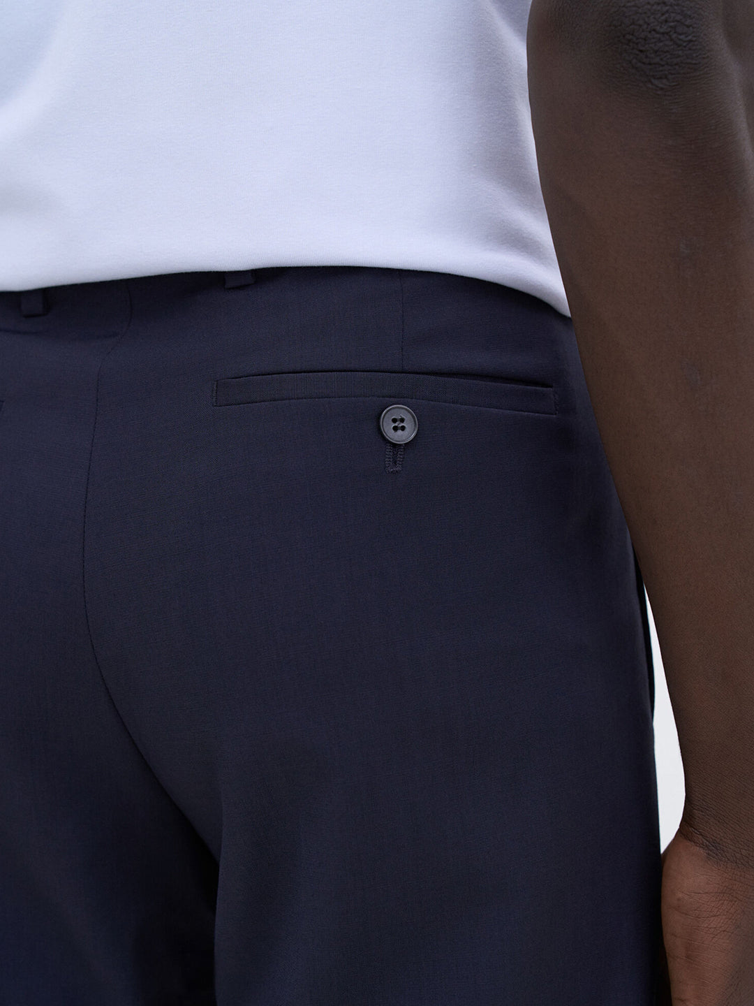 Slim Tapered Wool Trousers