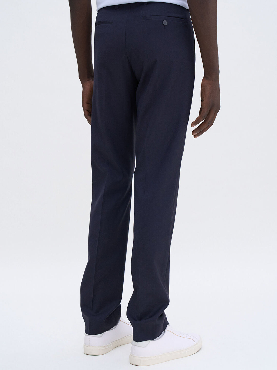 Slim Tapered Wool Trousers