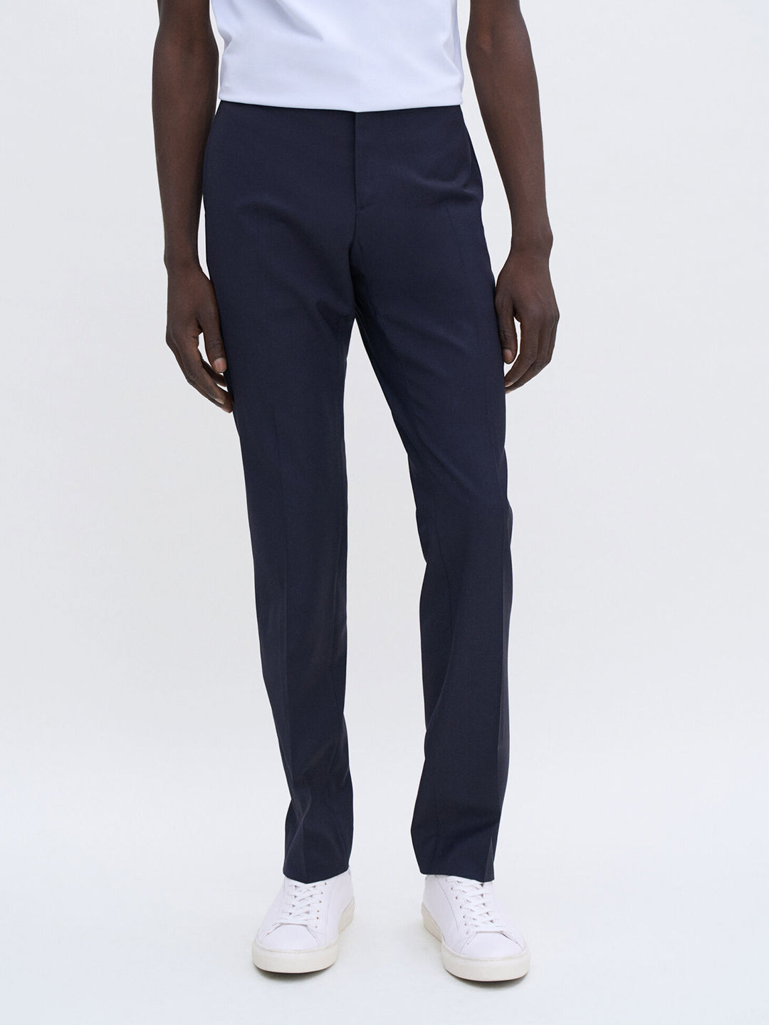 Slim Tapered Wool Trousers