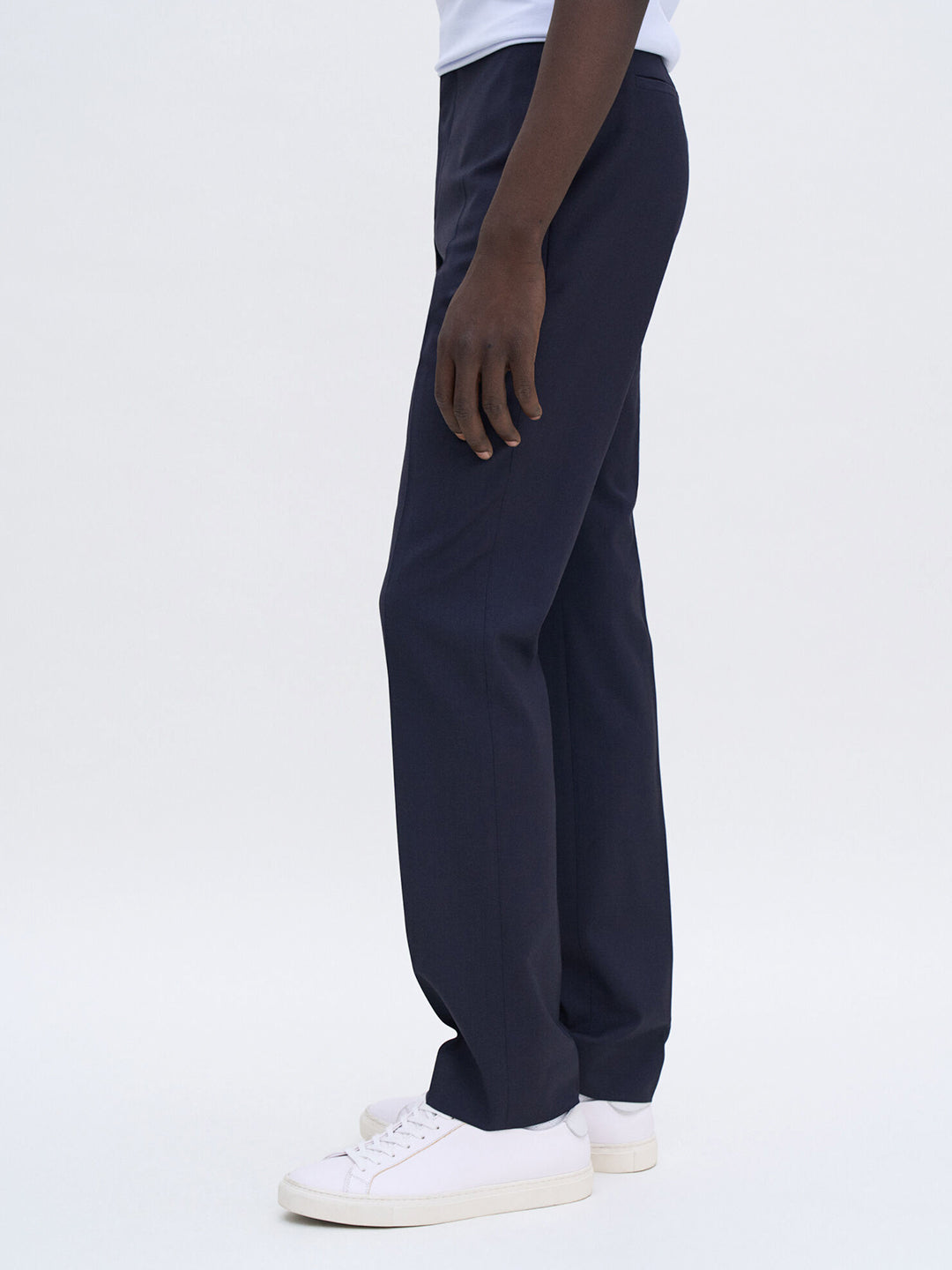 Slim Tapered Wool Trousers