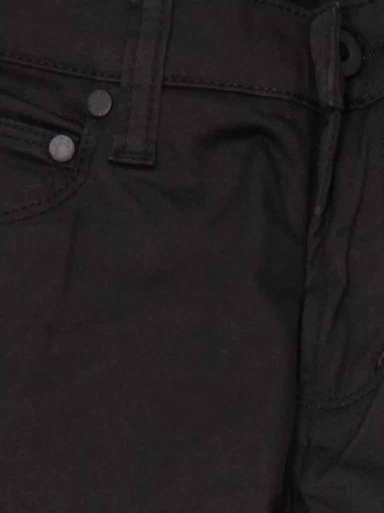 A0015-Five-Pocket-Jeans-Slim-V-Ave-Shoe-Repair-Black-Front-Close-Up-Fabric