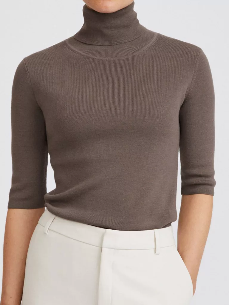 A0951-Merino-Elbow-Sleeve-Top-Filippa-K-Dk-Taupe-Front