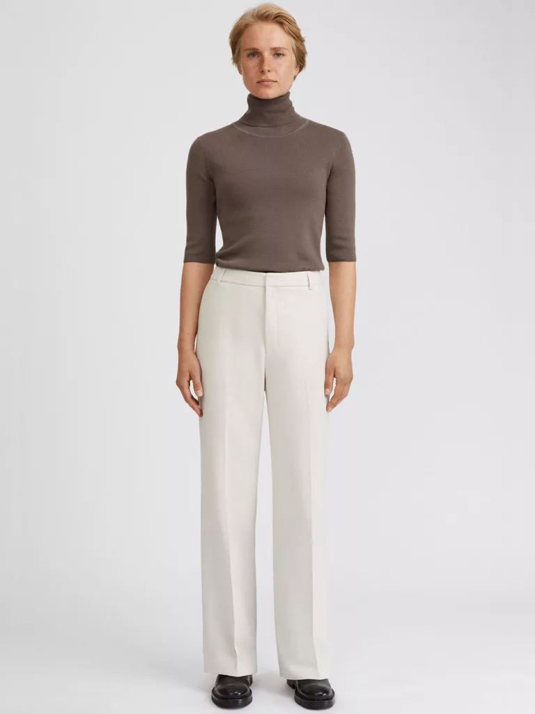 A0951-Merino-Elbow-Sleeve-Top-Filippa-K-Dk-Taupe-Front-Full-Body