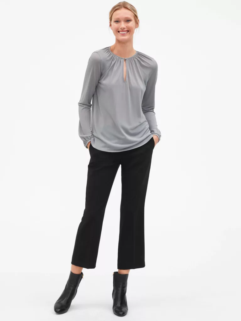 A0960-Sheer-Crepe-Blouse-Filippa-K-Feather-full-body-front