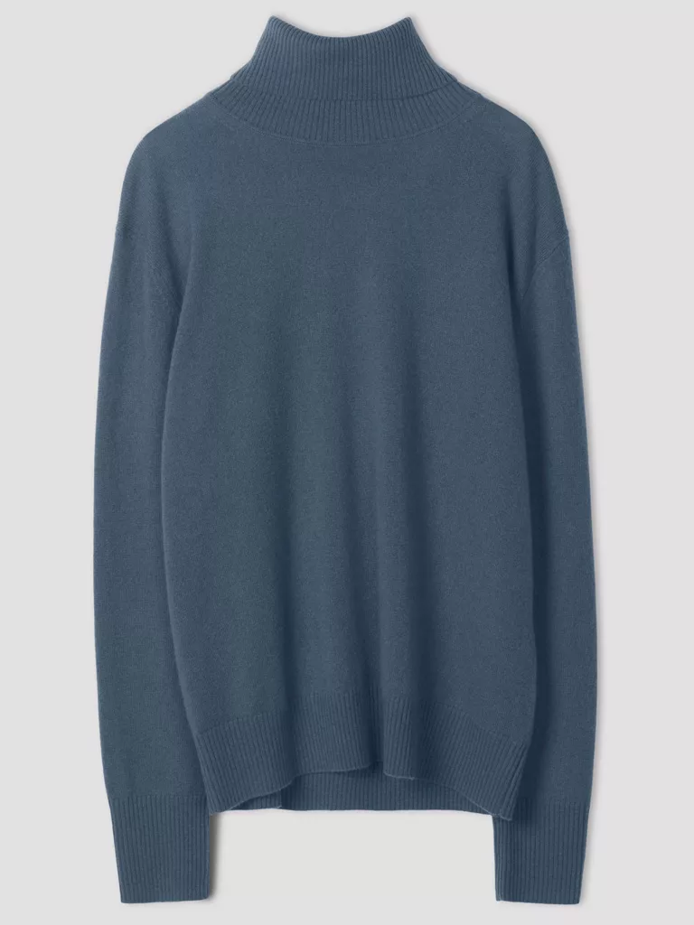 A1046-Cashmere-Roller-Neck-Sweater-Filippa-K-Blue-Grey-Front-Flat-Lay