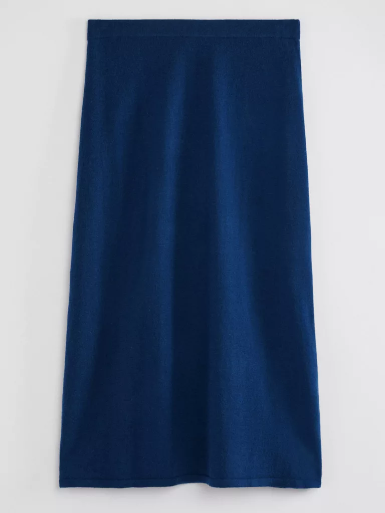 A1084-Honor-Knitted-Skirt-Filippa-K-Marin-Blue-Front-Flat-Lay