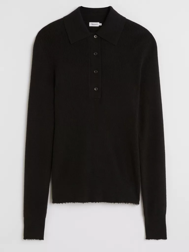 A1124-Melissa-Sweater-Filippa-K-Black-Front-Flat-Lay