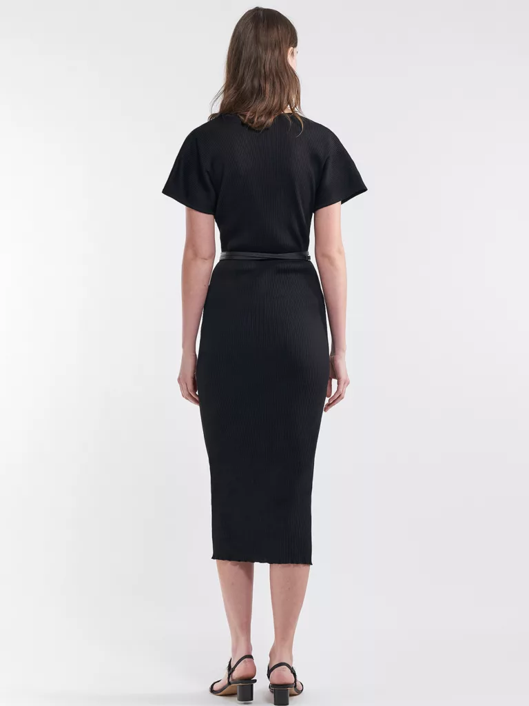 A1151-Reyna-Dress-Filippa-K-Black-Back-Full-Body