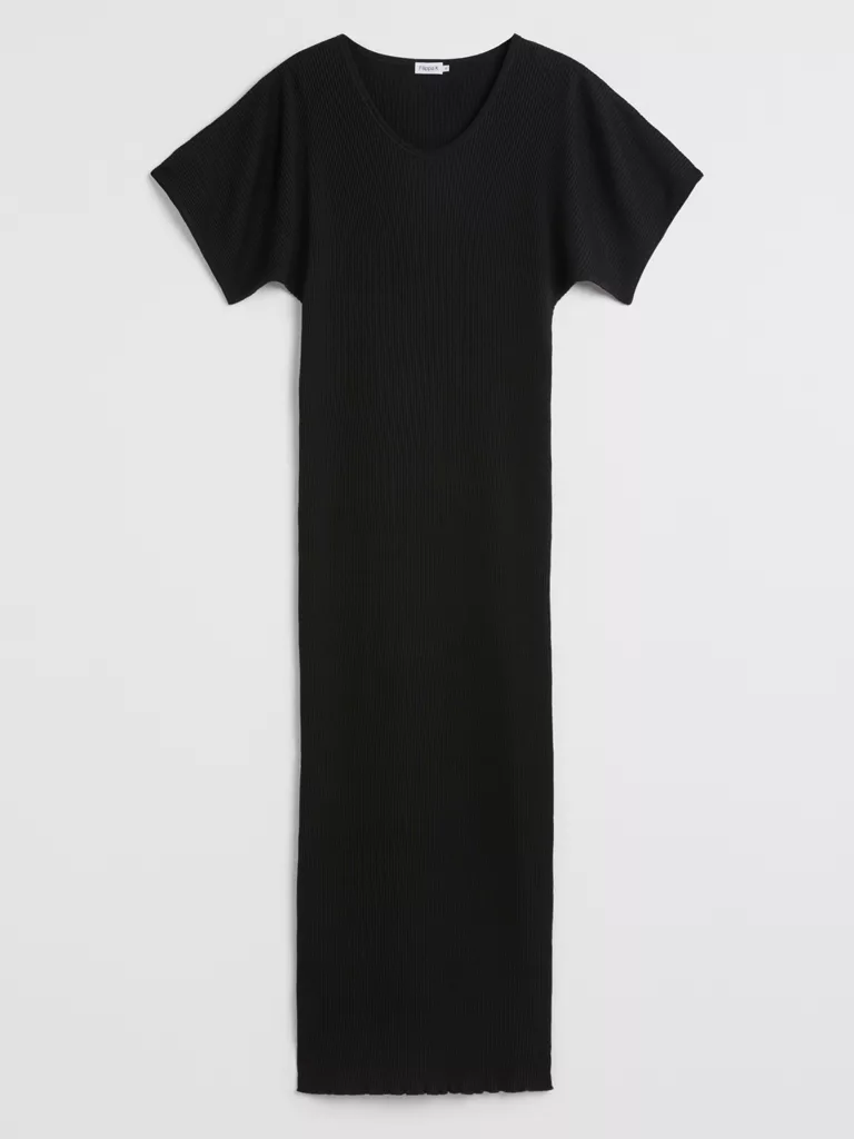 A1151-Reyna-Dress-Filippa-K-Black-Front-Flat-Lay