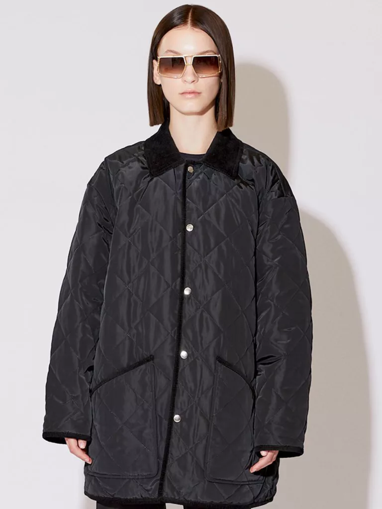 A1214-Quilted-Jacket-Black-Filippa-K-Front