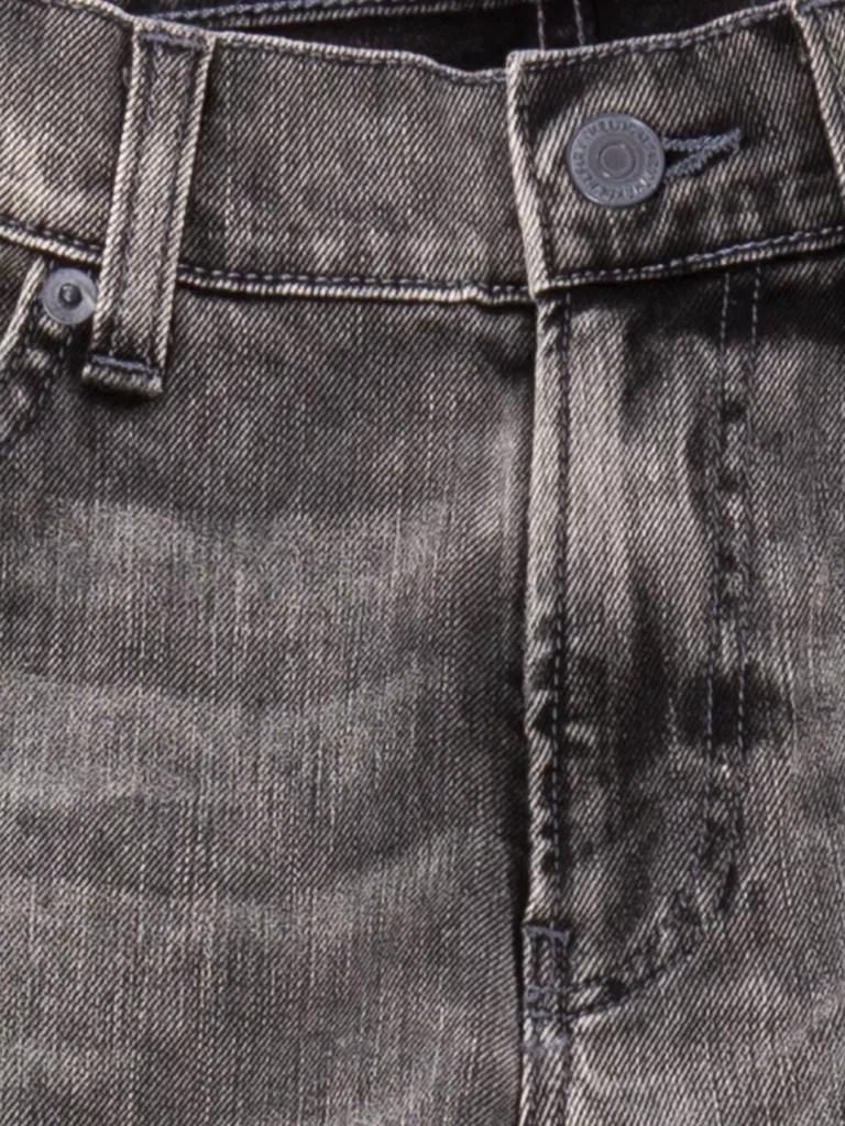 B0052-Horst-Jeans-The-Local-Firm-Black-Merc-Washed-Front-Close-Up-Fabric