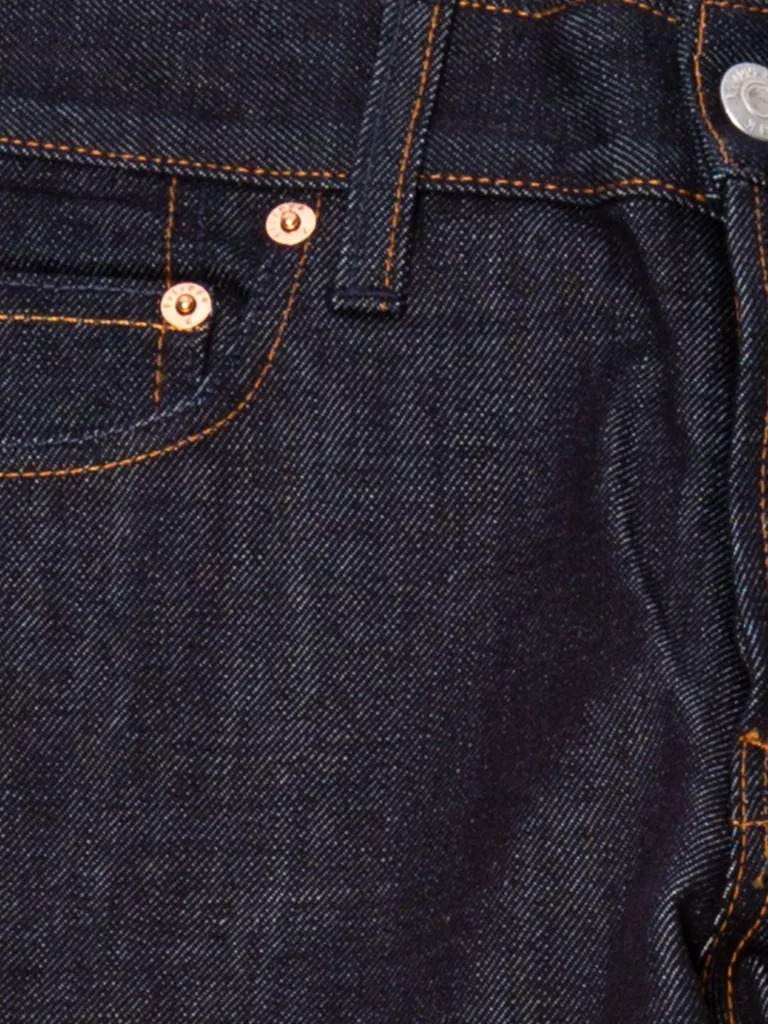 B0360-Sam-Blue-Jeans-Filippa-K-Blue-Raw-Front-Close-Up-Fabric