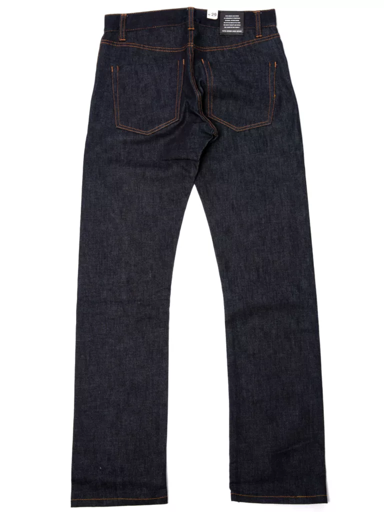 B0389-Five-Pocket-Jeans-Stash-V-Ave-Shoe-Repair-Blue-Back-Flat-Lay