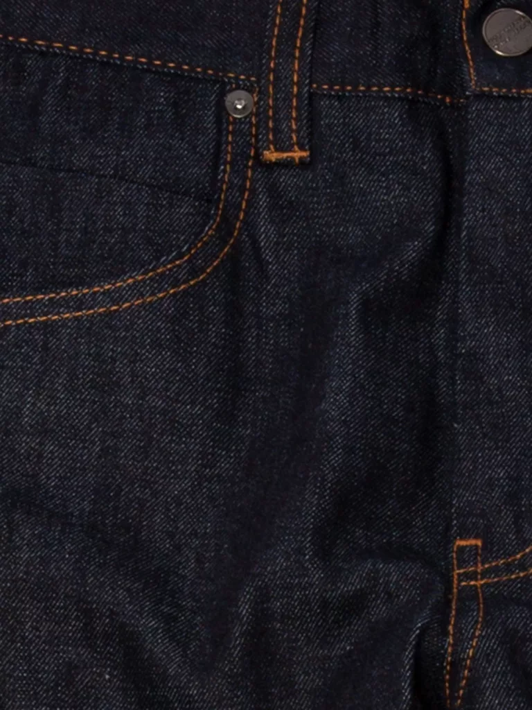 B0389-Five-Pocket-Jeans-Stash-V-Ave-Shoe-Repair-Blue-Front-Close-Up-Fabric