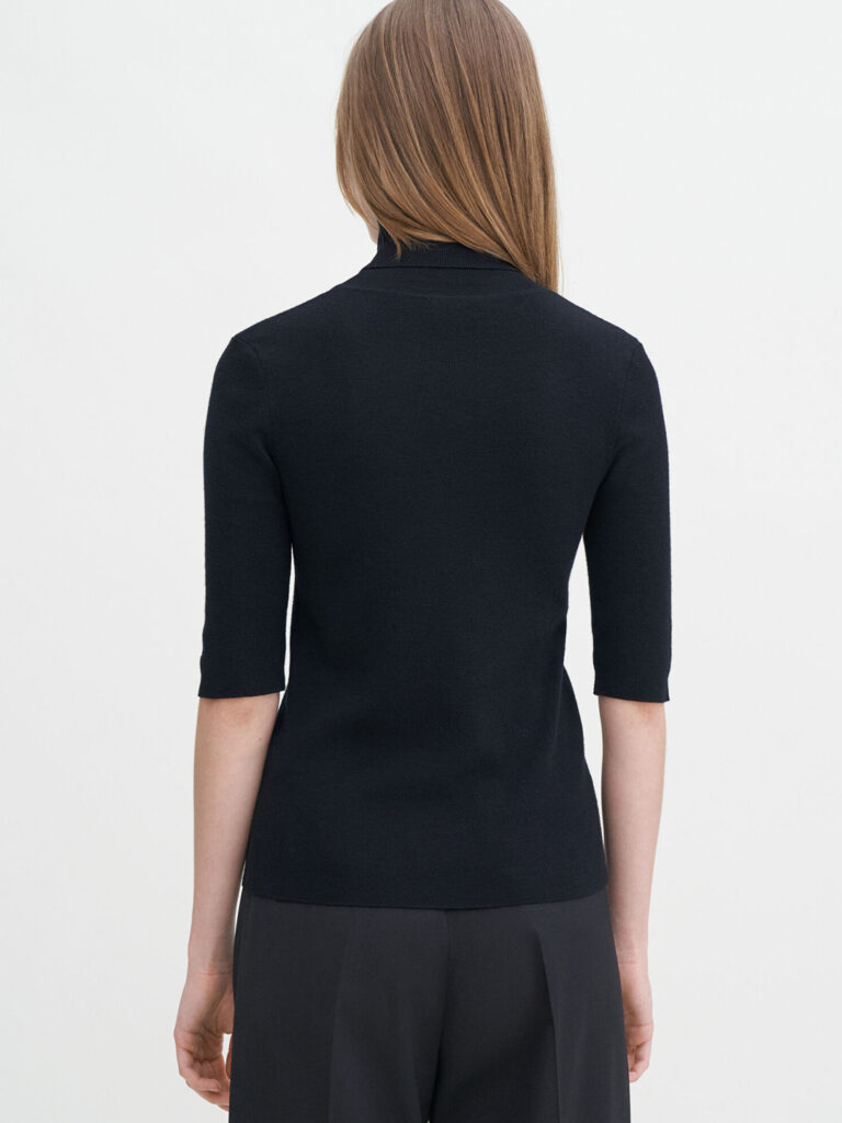 A0951-Merino-Elbow-Sleeve-Top-FK-Black-Back