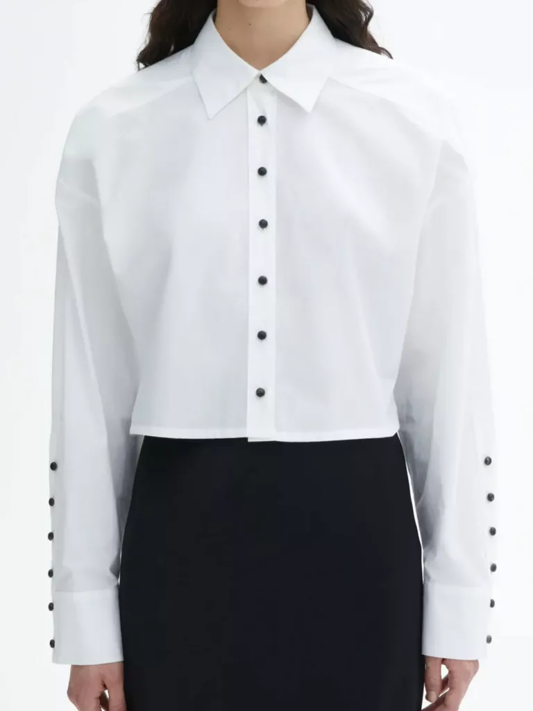 A1228-Cropped-Cotton-Shirt-House-of-Dagmar-White-Front