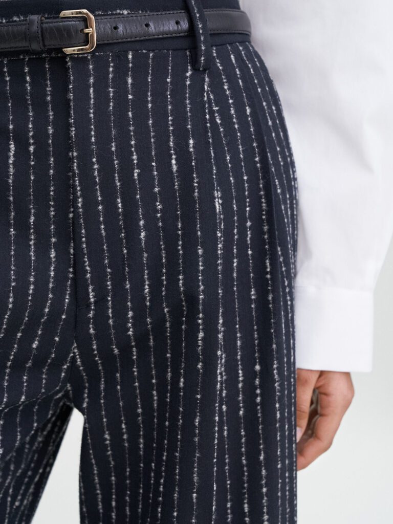 A1261-Darcey-Pinstripe-Trousers-FK-Black-Pinstripe-Front-Close