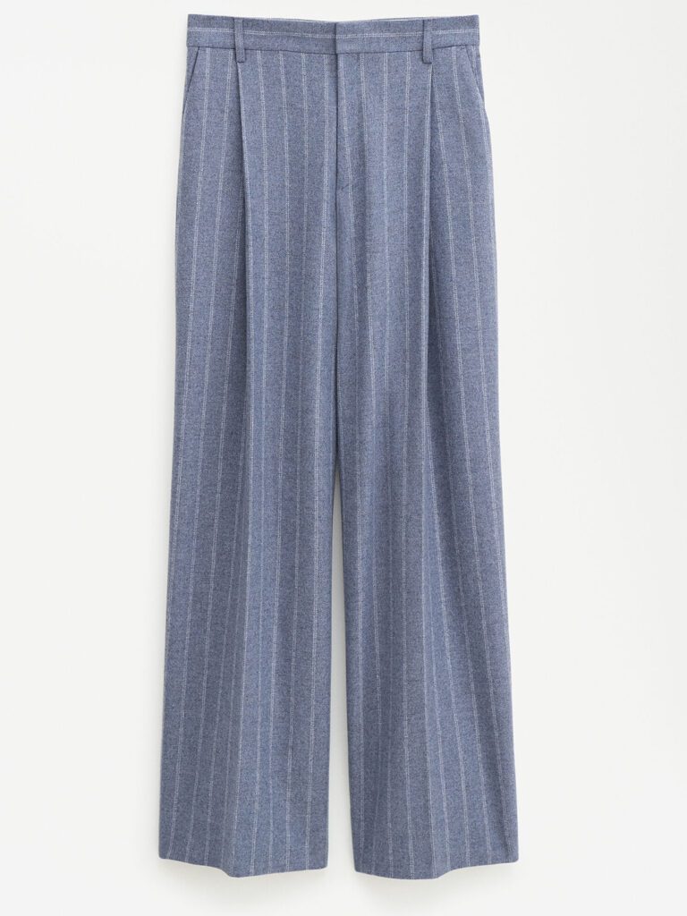 A1262-Wide-Pleated-Striped-Trousers-FK-Grey-Blue-Stripe-Flat-Lay