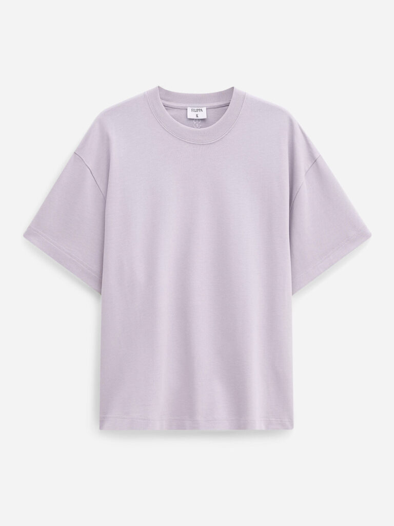 A1276-Oversized-Tee-Filippa-K-Faded-Violet-Flat-Lay