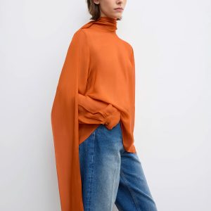 Scarf blouse