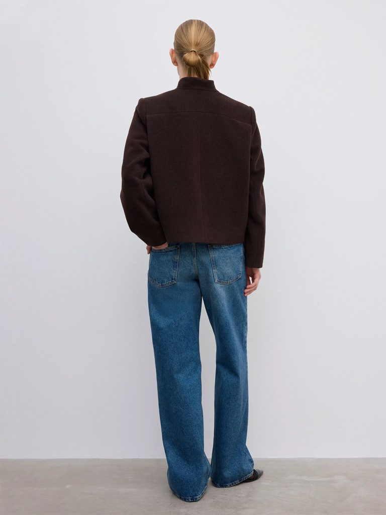 A1793-Short-Curved-Jacket-House-of-Dagmar-Chocolate-Brown-Back-Full-Body