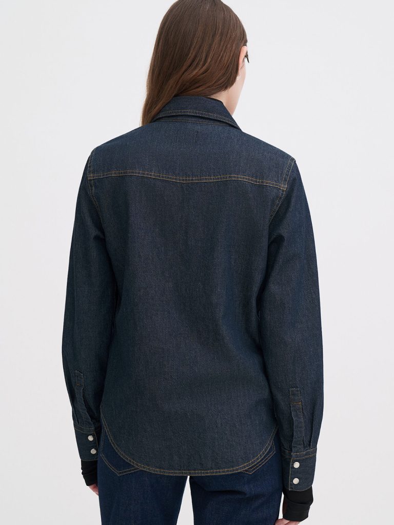 A1794-Classic-Denim-Shirt-Filippa-K-Rinsed-Blue-Wash-Back
