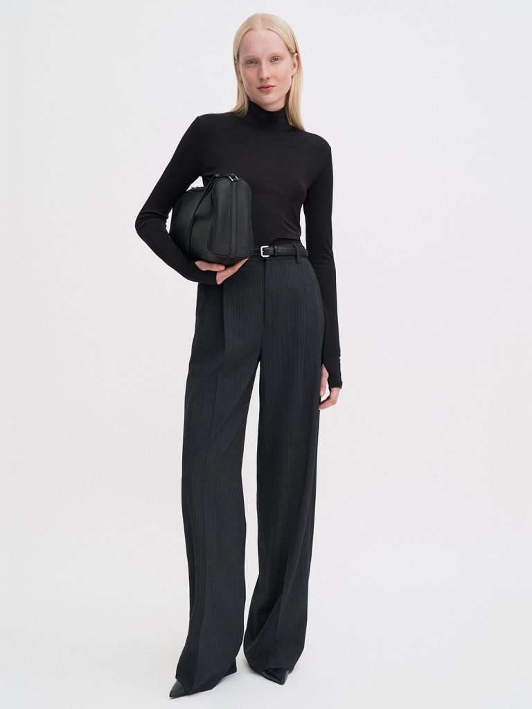 A1795-Darcey-Pinstripe-Trousers-Filippa-K-Anthracite-Melange-Front-Full-Body